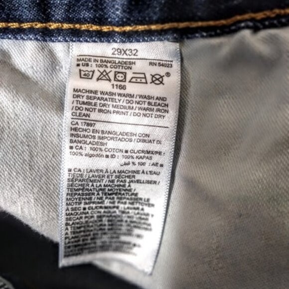 Old Navy Athletic Taper 29/30 Built In Tough Jeans - Picture 14 of 15